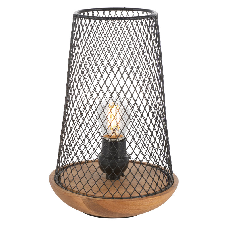 Lampe de table brune 10 po