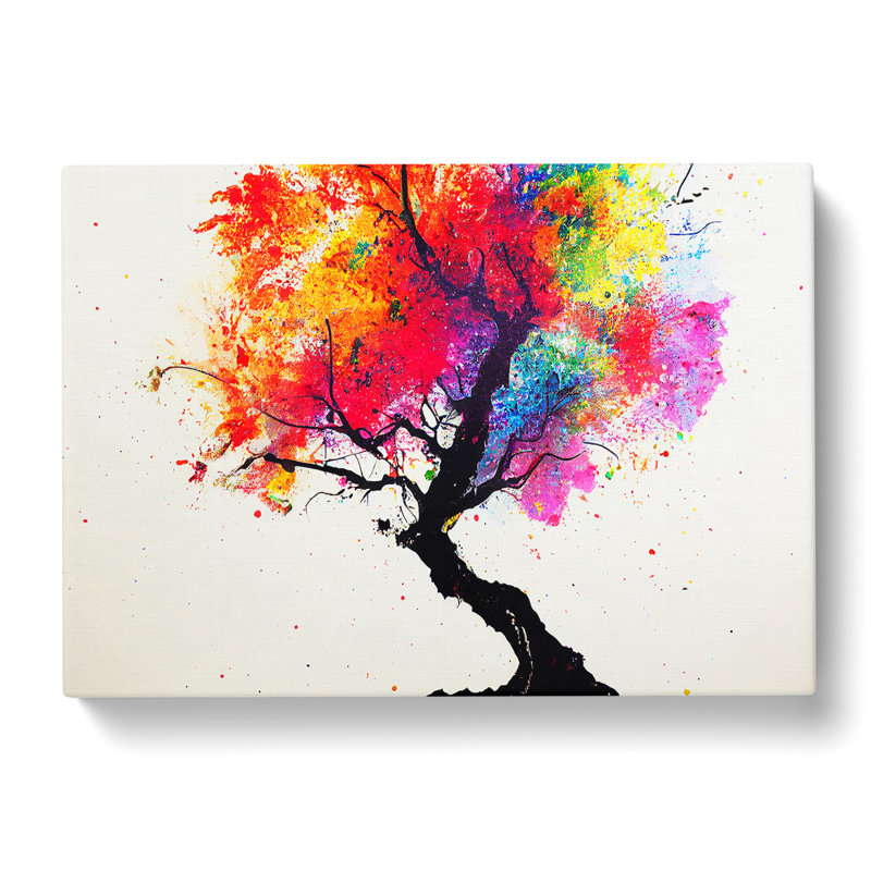 Tree Splash Vol.1 Abstract - Wrapped Canvas, 50cm H x 76cm W x 3cm D