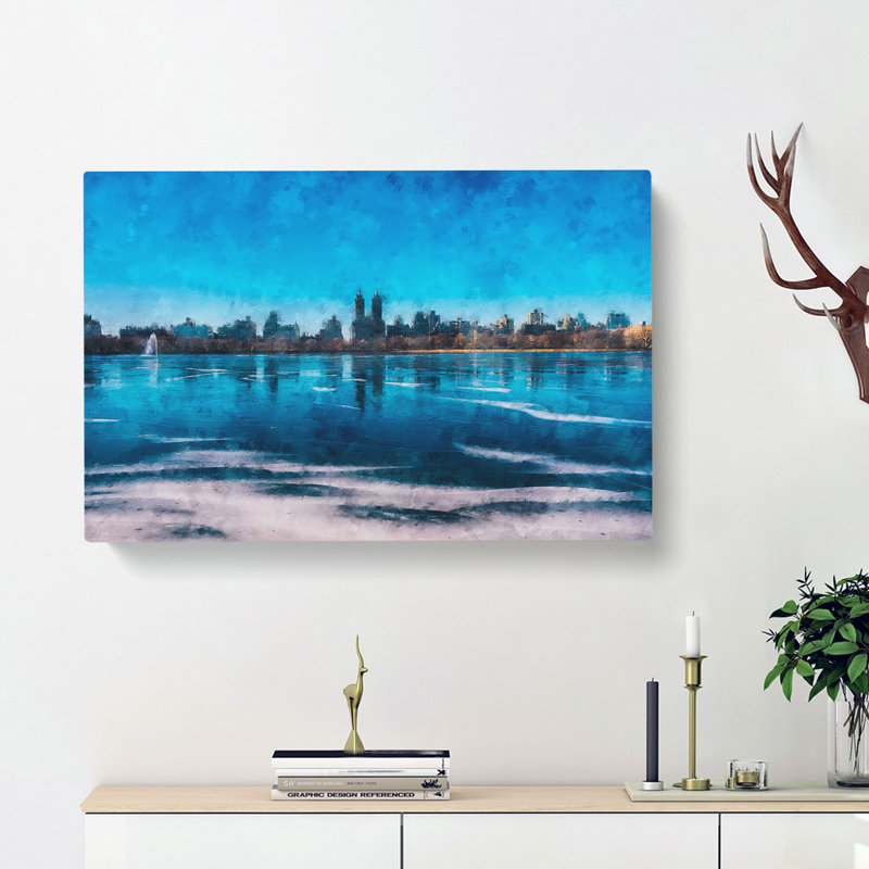 View Of New York - Wrapped Canvas Painting, 40cm H x 60cm W x 3cm D