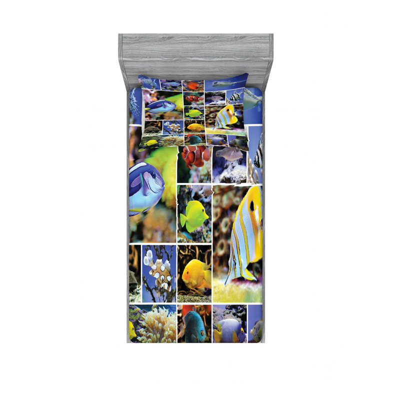 Microfiber Sheet Set, Twin Sheet + Fitted Sheet + 1 Pillowcase