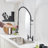 Commercial Pre Rinse Kitchen Faucet With Sprayer 2 Hole Kitchen Sink Faucets Brass 2 Handle Deck Mount Kitchen Basin Taps-115996982