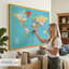Carte du monde personnalisée «Apprendre, je pousse»-649477360-649106217