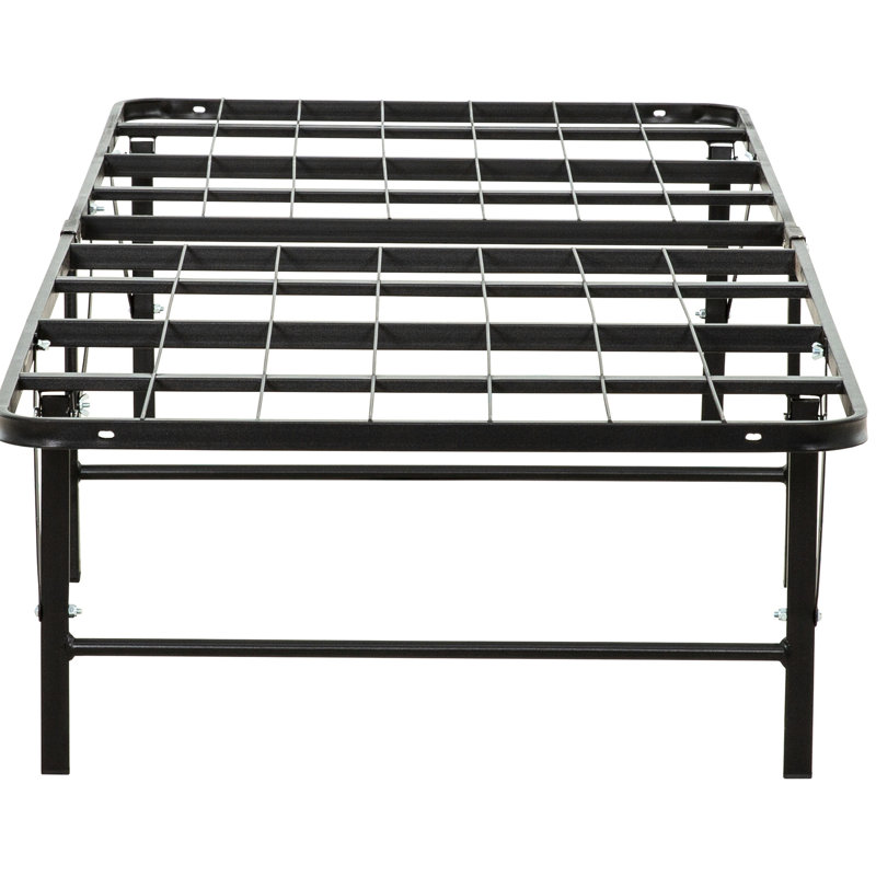 Twin Xl Size Metal Bed - Supports All Mattress Types, Construction Base Excellent Support,