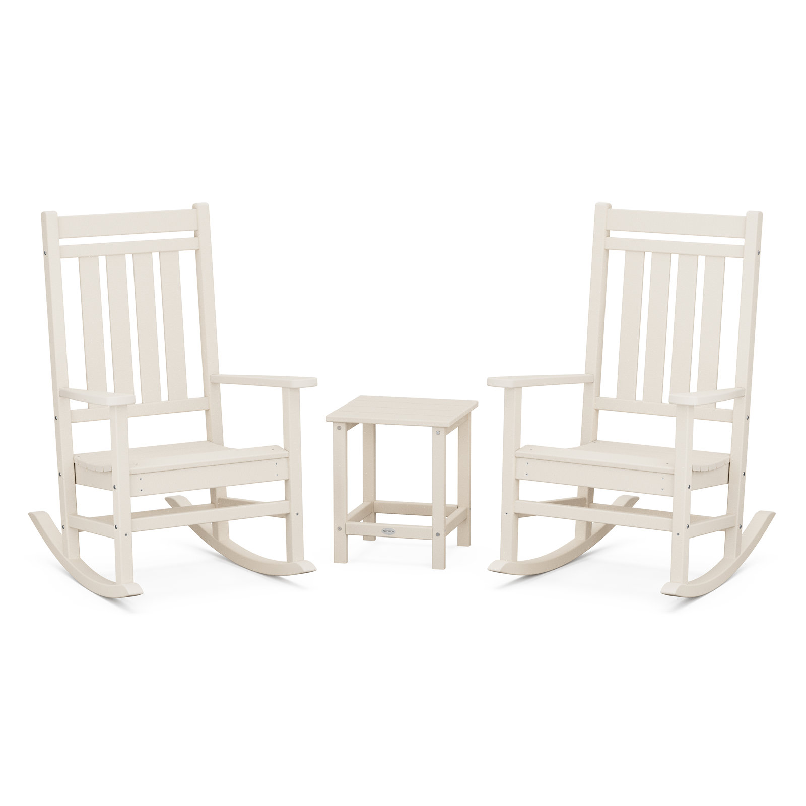 POLYWOOD® Rocker 2-Person Patio Seating Group, Sand