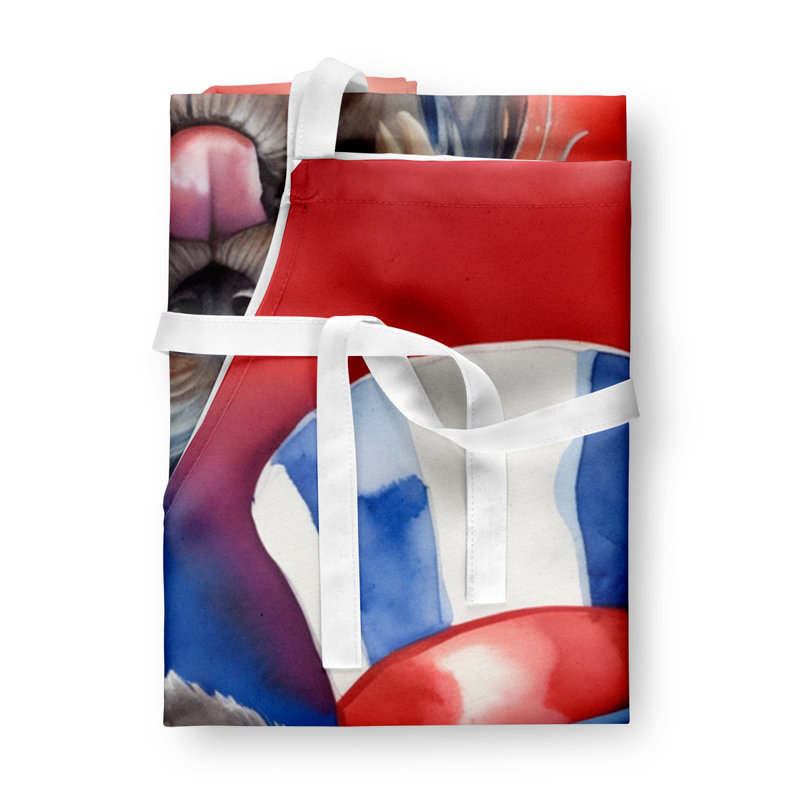 Patriotic American Apron, Skye Terrier