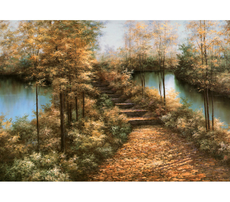 Autumn Leaves, 28" H x 40" W