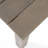 Grey Wood Side Table - Open Slat, 19.6In X 15In , 19.6"W 19.6"D 15.05"H