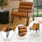 Cacey Faux Leather Armchair-659280907