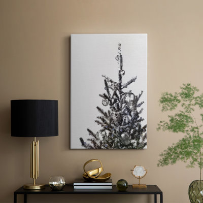 Disco Christmas Tree I -Gallery Wrapped Cavas