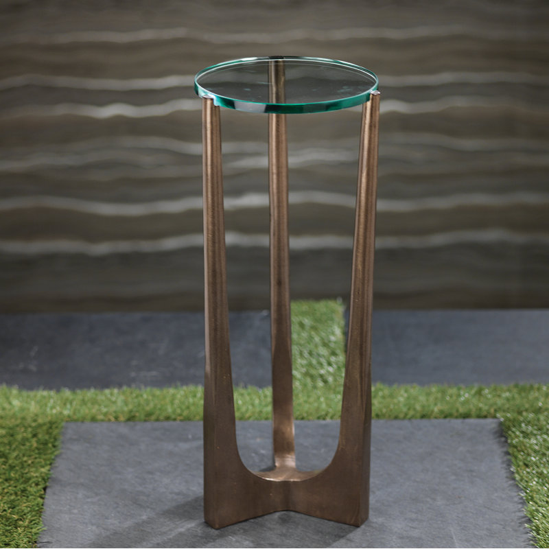 Honaker Glass Round Pencil Edge Table Top