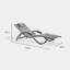 178cm Long Reclining Single Chaise