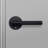 Linear Knurl Round Passage (Hall & Closet) Door Lever-105355216