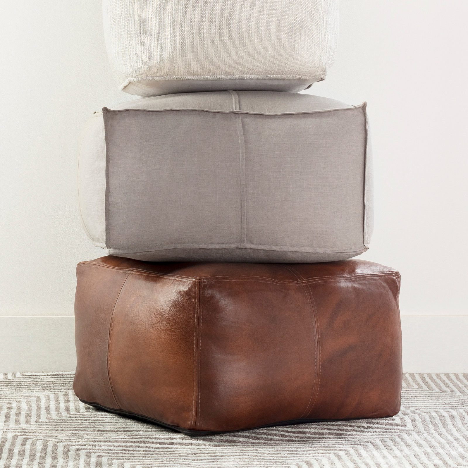 Balos Hand-Tufted Geometric Viscose Rug, Rectangle 8' x 10'
