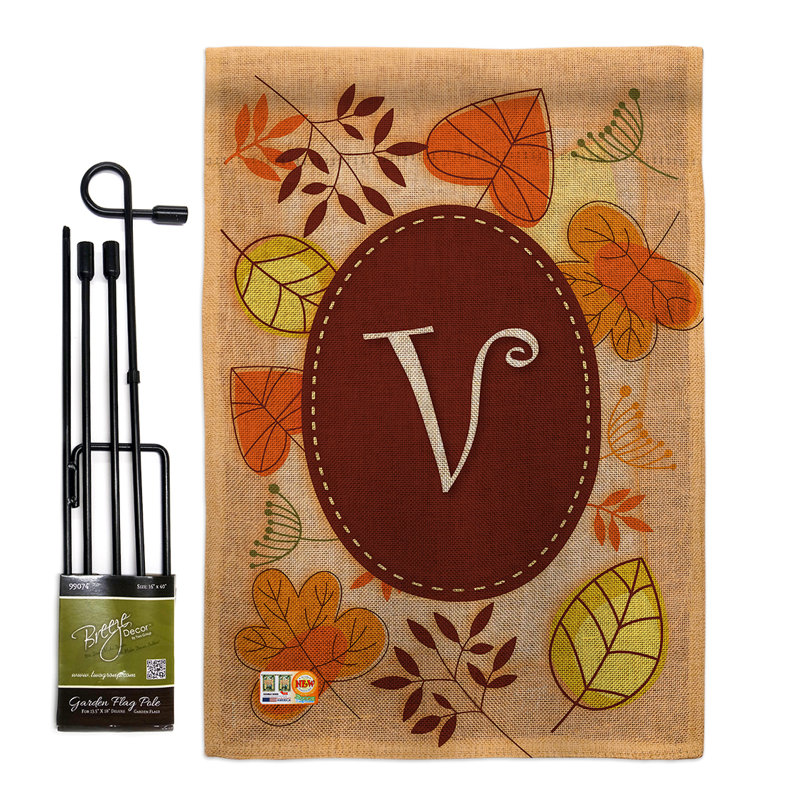 Drapeau de jardin 19 x 13 po Jemmison, V