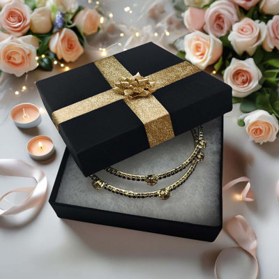 Boîte-cadeau pour bijoux - paquet de 20, 3,5 po x 3,5 po x 1 po, noir, carton, petit rangement, boucles d'oreilles, colliers, bracelets, accessoires faits à la main