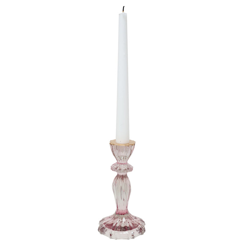 Glass Tabletop Candlestick