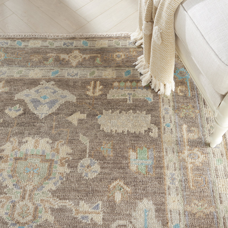 Tapis d'intérieur ivoire moka 5 pi 6 po x 8 pi Nourison Odessa, Ivoire ivoire, Rectangle 5 pi 6 po x 8 pi