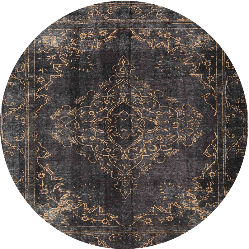 Cliftina Oriental Indoor Rug, Round 8'