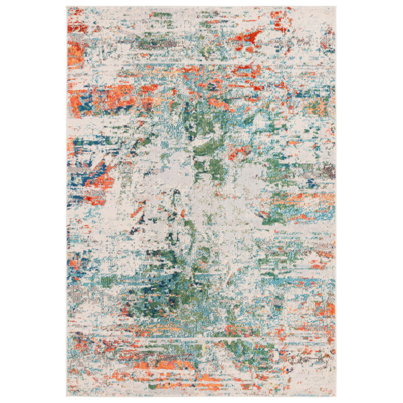 Madison Performance Abstract Rug, Runner 2'2" x 8'