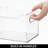 Mdesign Deep Plastic Office Storage Organizer Bin With Handles - 2 Pack - Clear-83063986