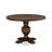 3-Piece Distressed Jacobean Finish Solid Wood Top Dining Table with 2 Chairs with Lattice Back-1788111164