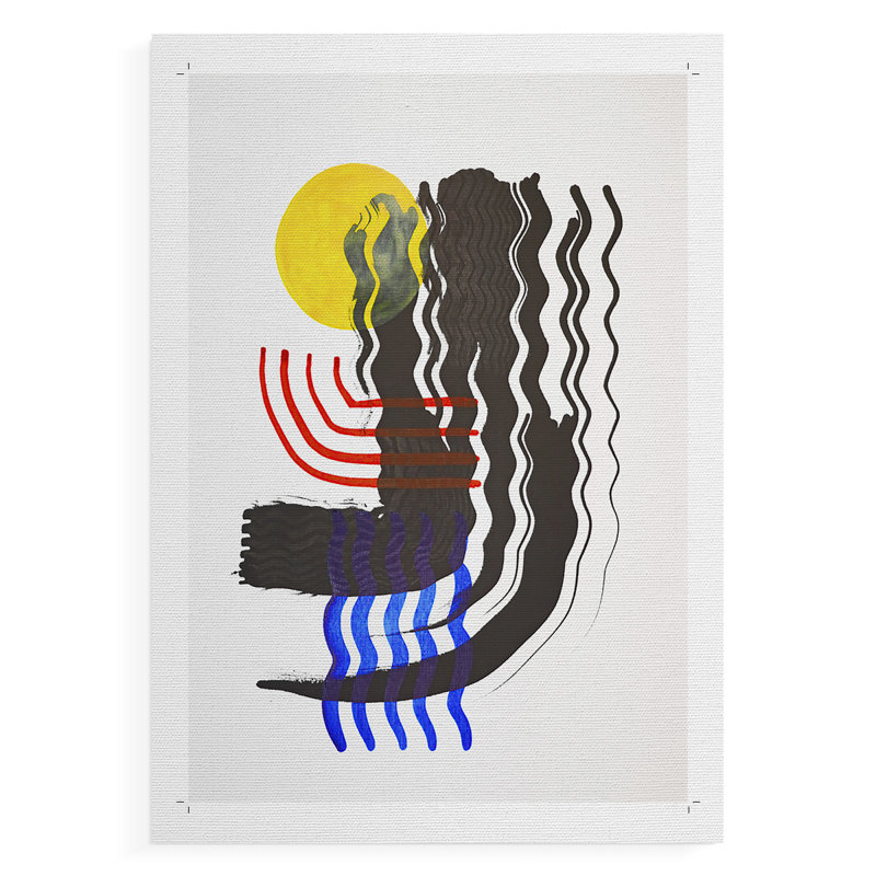 Shifting II - Impression sur toile seulement - NON-CADRE, H 27 po x l 18 po