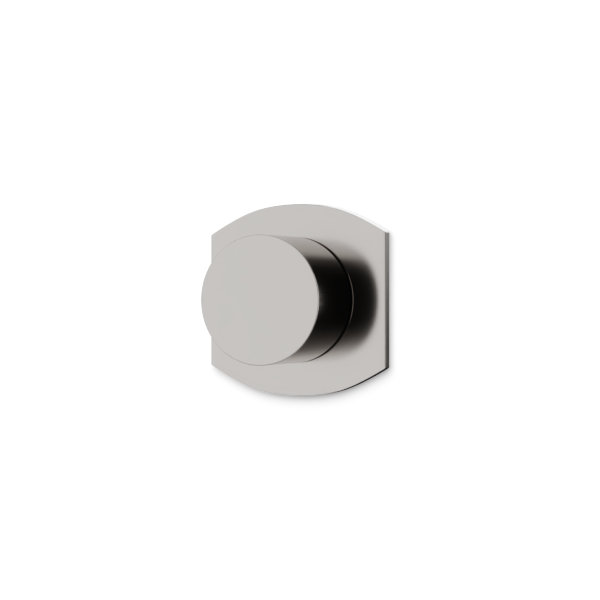 Transitional 3-Way Diverter Trim Kit With Round Handle, Brushed Nickel