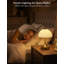 Lampe de table sans fil 9 po, lampe à pile rechargeable en or 5200 mAh, petite table de chevet en verre pour la chambre à coucher