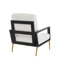 Fauteuil d'appoint rembourré à dossier bas Reynold-1985148861