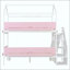 Lit superposé en bois en forme de maison avec glissière et escalier de rangement, cadre de lit pour enfants-520816770