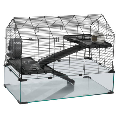 Maison pour petits animaux en cage