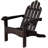 Amish Casual Heavy Duty Treated Adirondack Chair with Cupholders-72018611