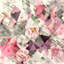 Jeté formes et fleurs géométriques-21782440