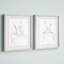 «Everlast Elegance I» par Vincent Van Gogh - ensemble de 2 reproductions de dessins encadrés-589382403-589382463-589367243