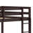 Low-Profile Bunk Bed Featuring a Ladder and Strengthened Upper and Bottom Slats-1322724004