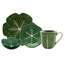 Set of 4 Cabbage Earthenware Appetizer Plates