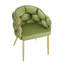 Chaise d'appoint rembourrée, ensemble de 2