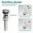 Topcraft Dual-Handle Wide-Spout Bathroom Faucet With Pop-Up Drain-123398894