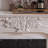 Beige Manufactured Wood Electric Fireplace