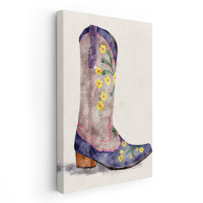 Cowgirl Boot I - reproduction d'art sur toile