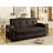 Full / Double 75'' Upholstered Tufted Convertible Sofa