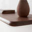 Tablette flottante en bois de noyer noir-1445965773