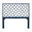 Ensemble de tête de lit double et de table de chevet Mar - Bleu marine-388029897-388817519-388817524