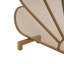 Pare-feu Erick Boho Peacock Fan avec grille métallique ornée et base autoportante-135069142-135069145