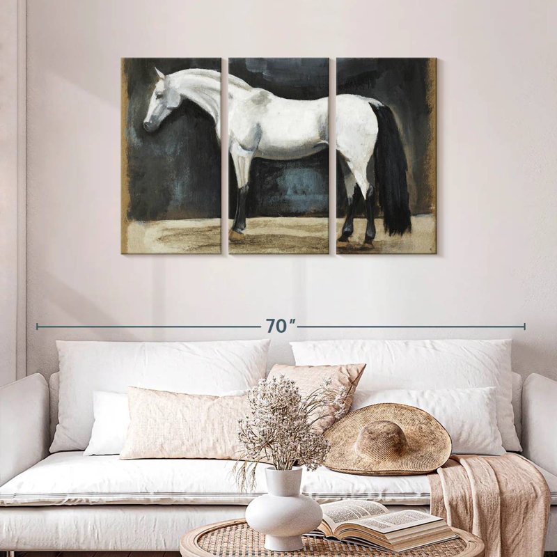 Brampt Equestrian Studies II, 28" H x 45" W