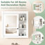 Armoire de salle de bain à fixation murale en blanc - fonctionnelle et moderne, peu encombrante