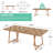 Leesen 70.9'' Rectangular  Dining Table for 6