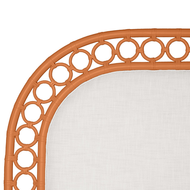 Solana Headboard, Citrus Orange, Twin
