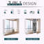Armoire de salle de bain à miroir avec cadre en acier