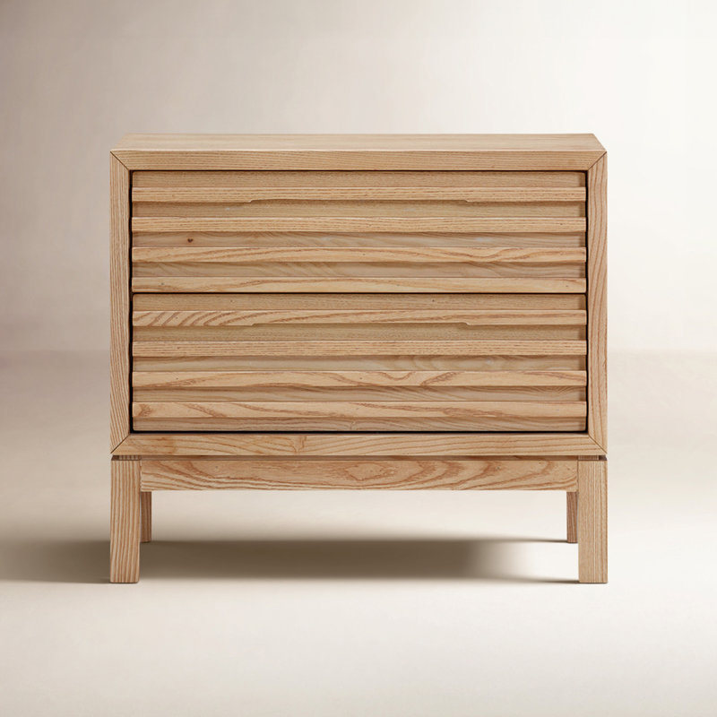 Finnian 24'' W Nightstand, Light Oak
